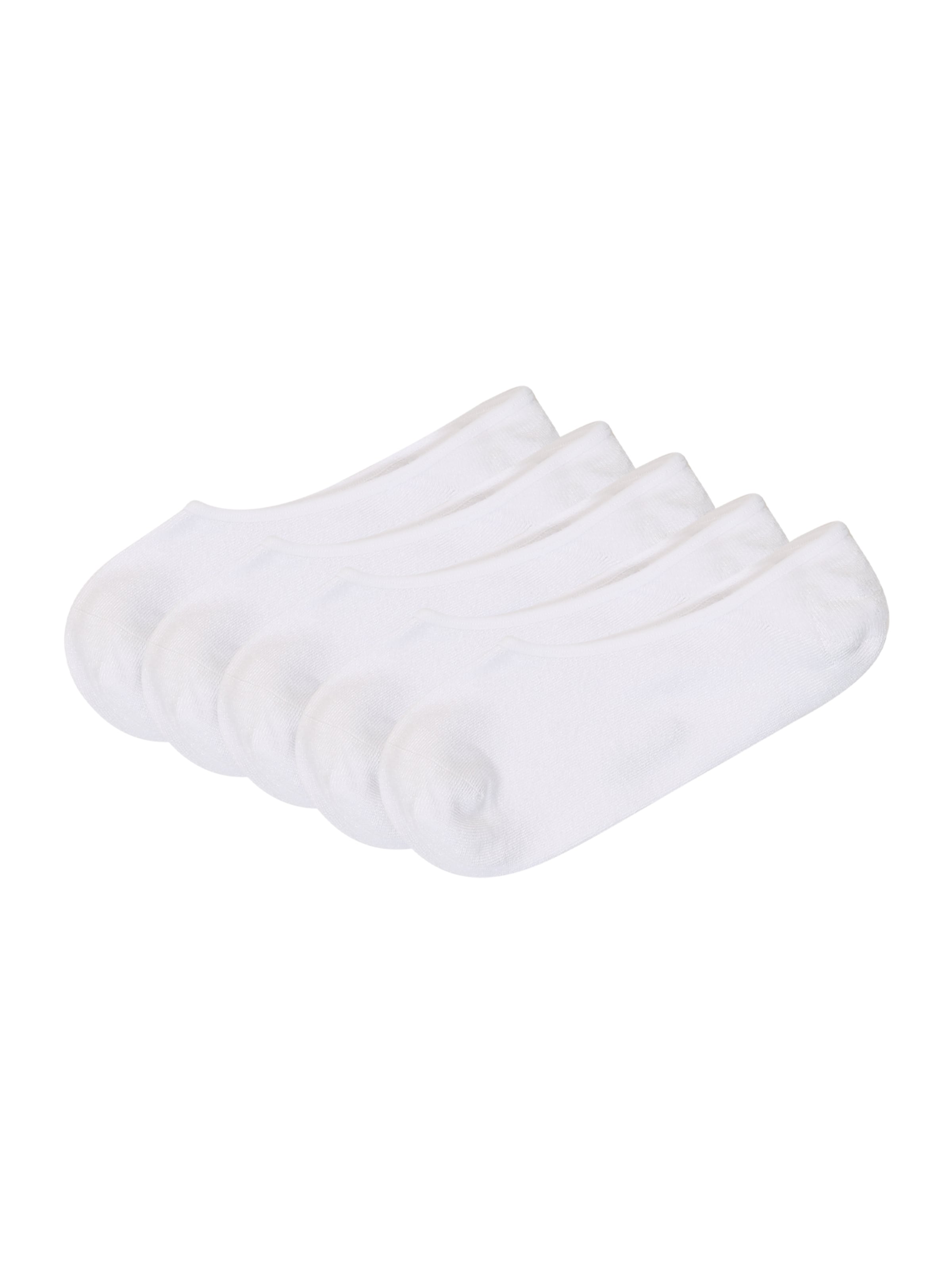 Resteröds Ankle socks 'No Show' in White: front