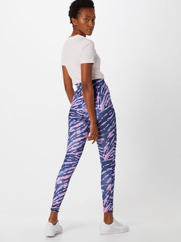 Urban Classics Skinny Leggings in Blau