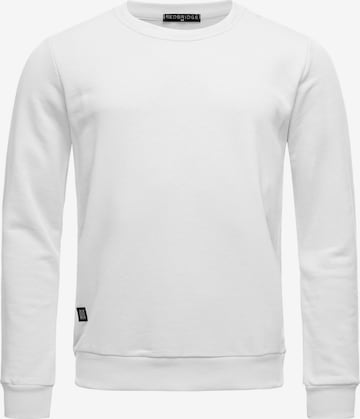 Redbridge Sweatshirt Bristol in schlichtem Design in Weiß: predná strana
