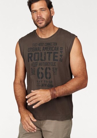 Man's World Shirt in Braun: Vorderseite