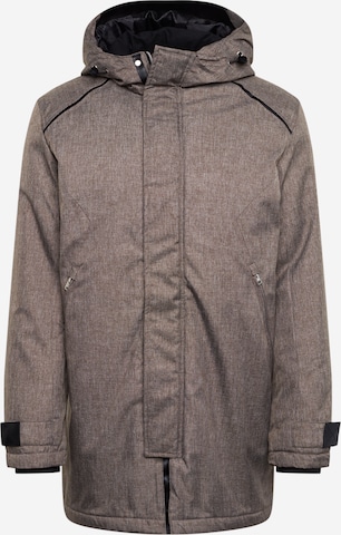 JACK & JONES Prehodna jakna | siva barva: sprednja stran