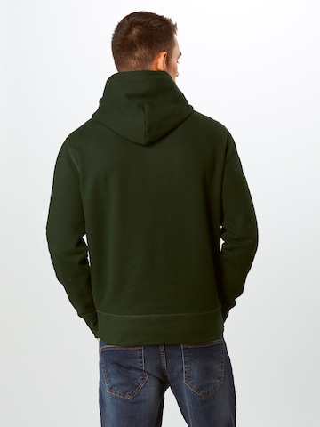 Coupe regular Sweat-shirt Polo Ralph Lauren en vert : derrière