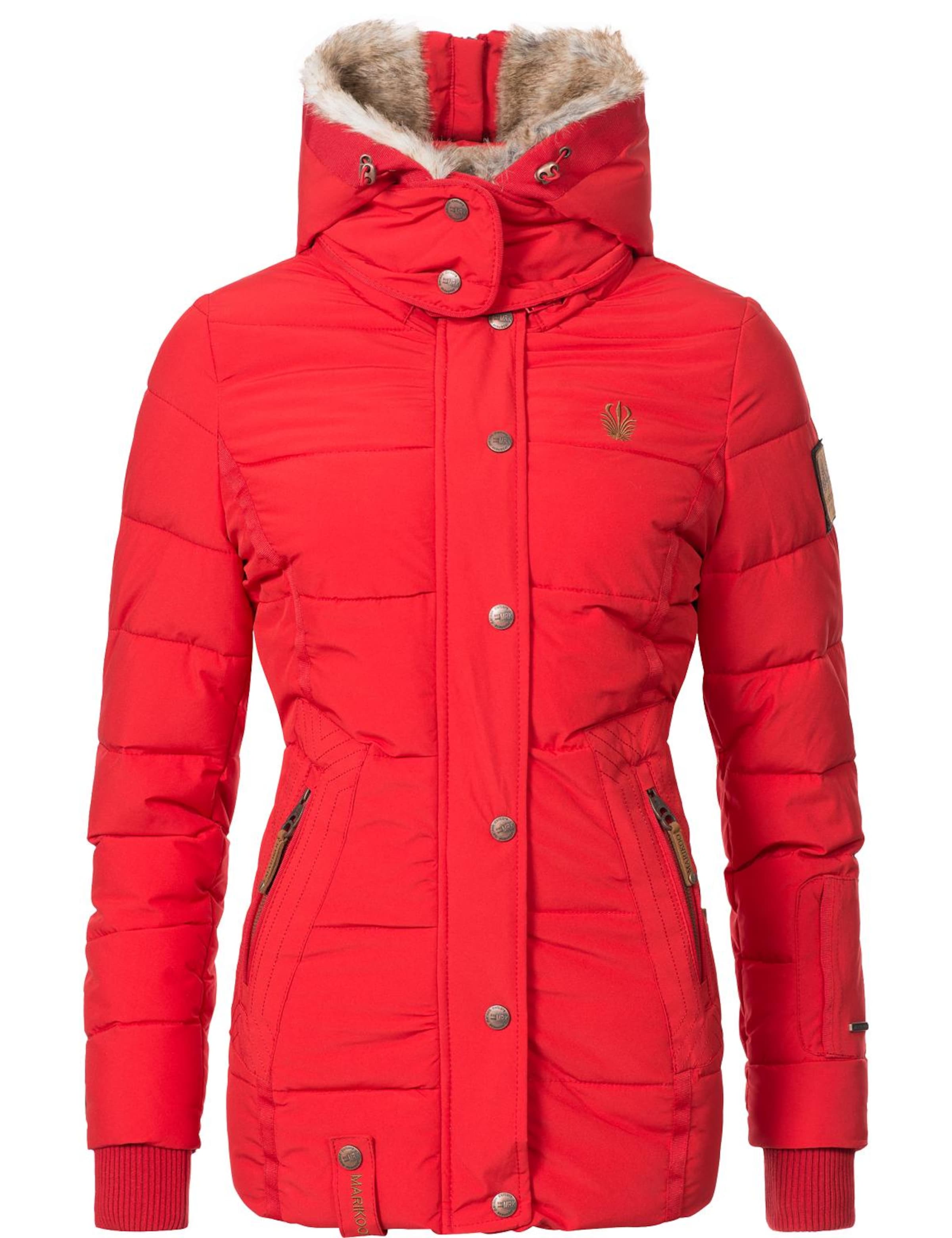 MARIKOO Winter jacket 'Nekoo' in Red