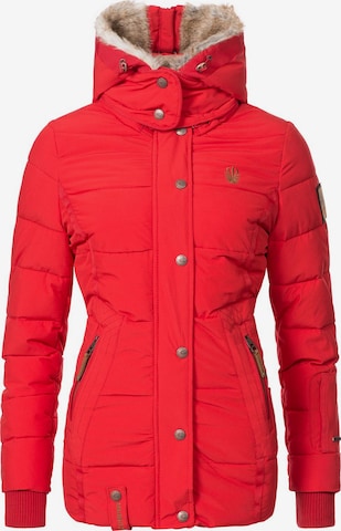 MARIKOO Winter Jacket 'Nekoo' in Red