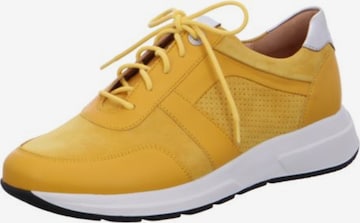 Ganter Lace-Up Shoes in Yellow: front