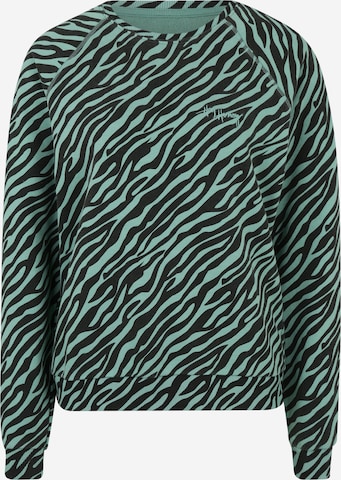 Hey Honey Sport sweatshirt 'Zebra' i grön: framsida