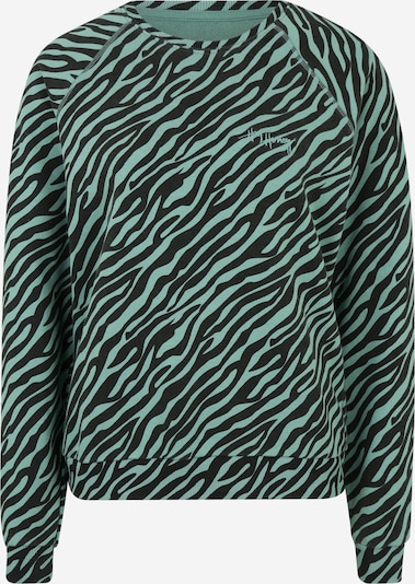 Hey Honey Sportsweatshirt 'Zebra' i grøn / sort, Produktvisning