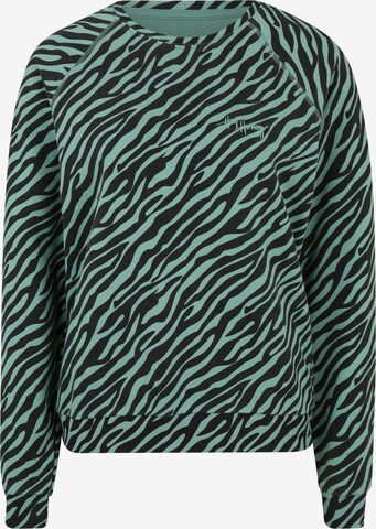 Hey Honey Sportsweatshirt 'Zebra' i grønn: forside