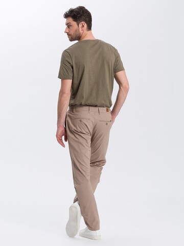 Cross Jeans Tapered Chino Pants in Beige