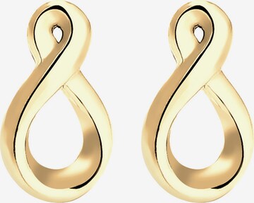 ELLI PREMIUM Ohrringe 'Infinity' in Gold: predná strana