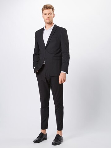 ESPRIT Slimfit Anzug in Schwarz