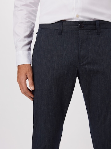 Matinique Slimfit Chinohousut 'Pristu CM Stripe Chino' värissä sininen