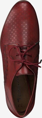 TAMARIS Lace-Up Shoes in Red: top