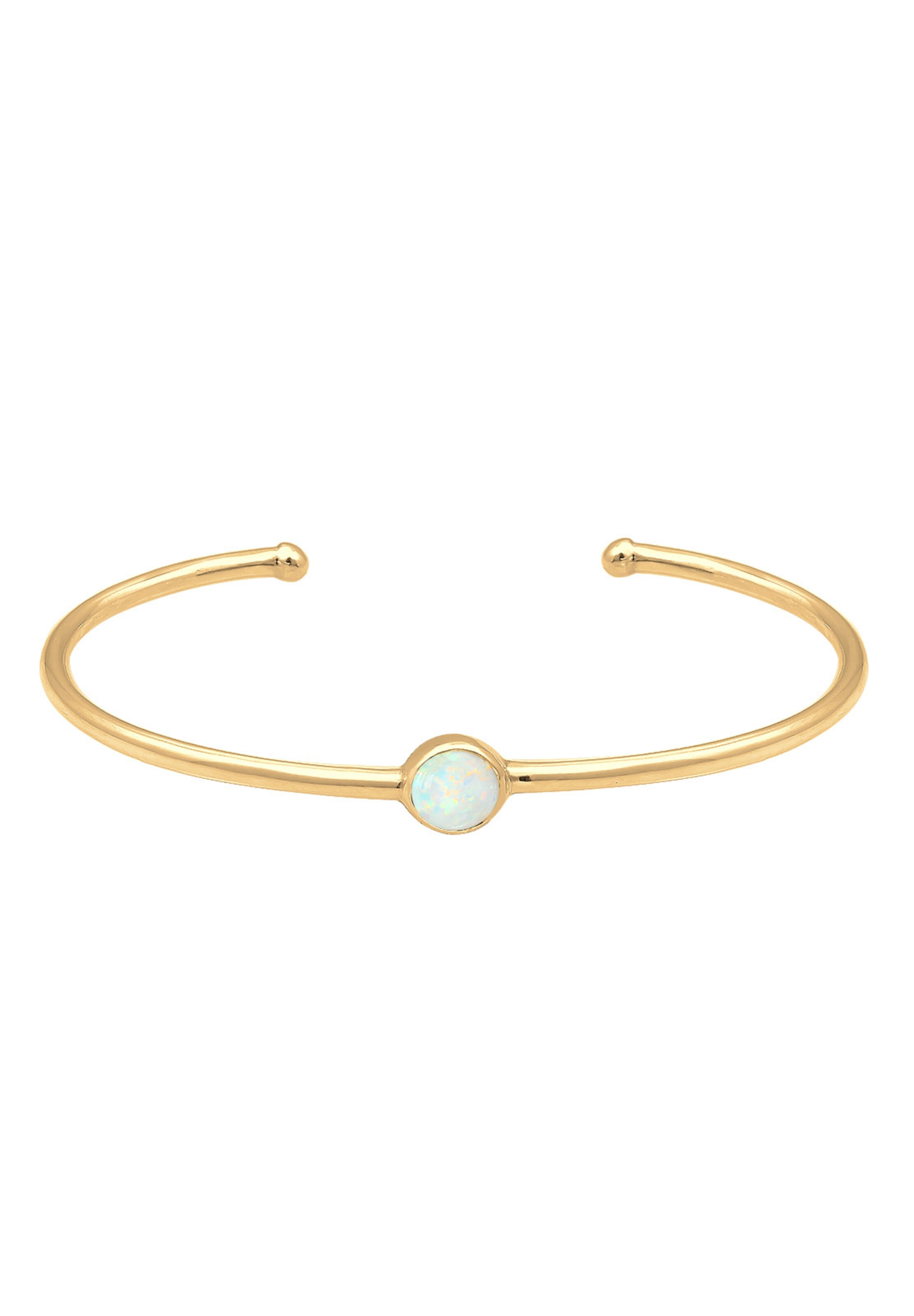 ELLI Armreif 'Opal' in Gold: Vorderseite