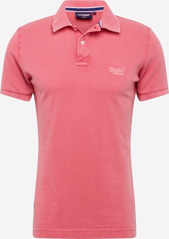 Effilé T-Shirt Superdry en rose : devant