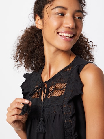 VERO MODA Top 'MASTA' in Schwarz