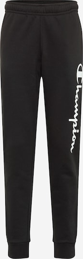 Pantaloni sport Champion Authentic Athletic Apparel pe negru / alb, Vizualizare produs