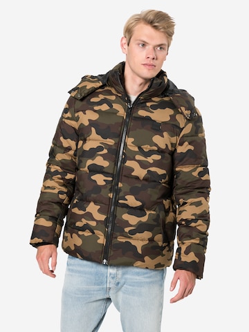 Urban Classics Winter jacket in Mixed colours: front