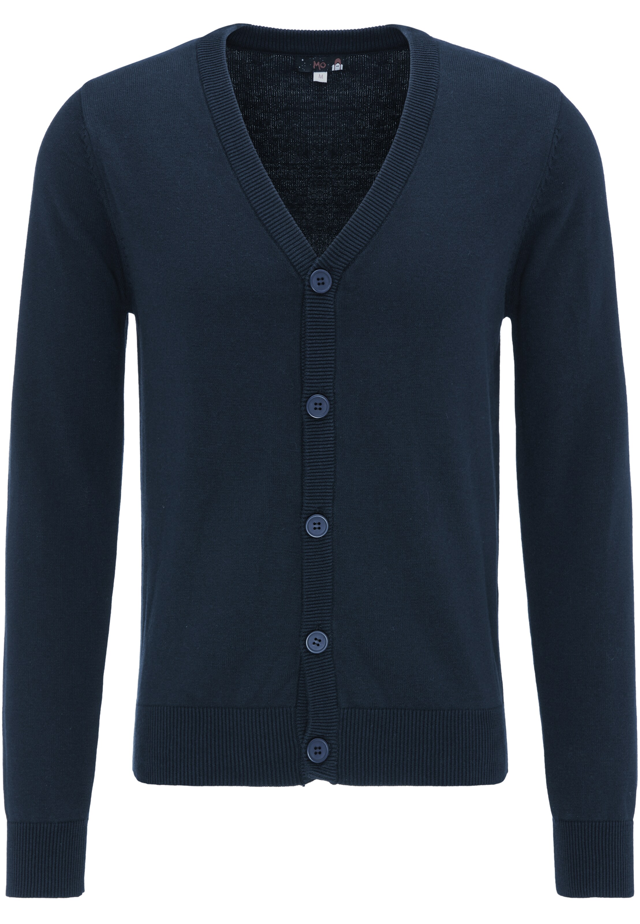 MO - Gebreid vest in de kleur Marine