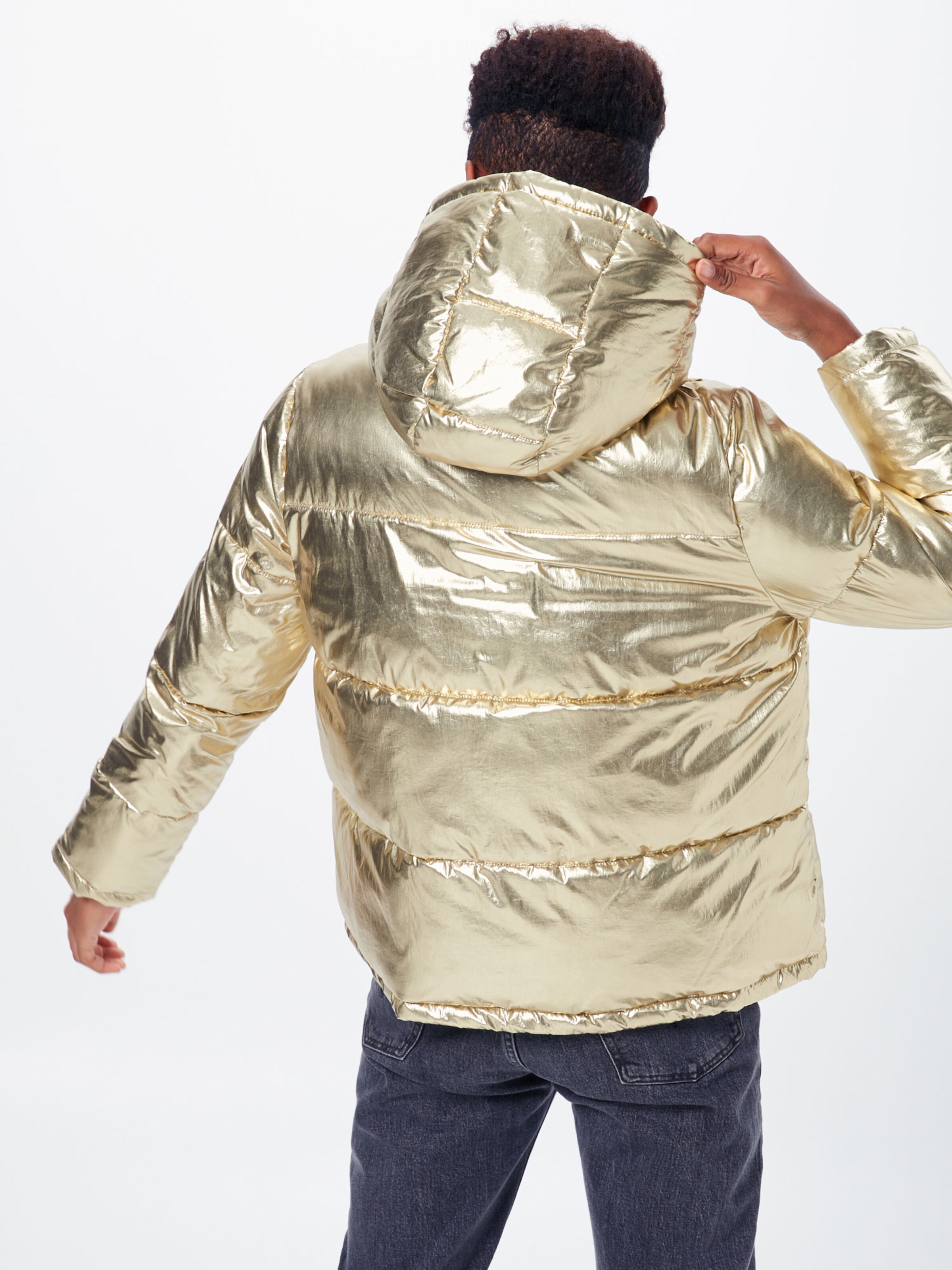 arany Calvin Klein Jeans Téli dzseki 'GOLD PUFFER': Hátulnézet