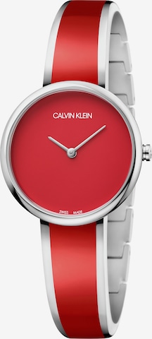 Calvin Klein Analog Watch 'SEDUCE' in Red: front