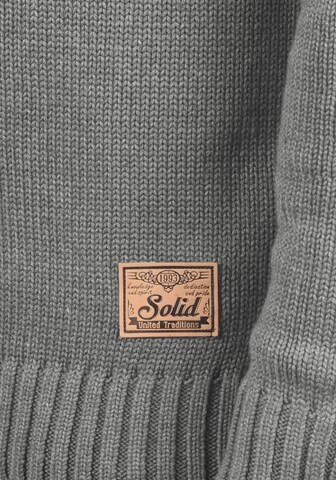 !Solid Strickjacke 'Poul' in Grau