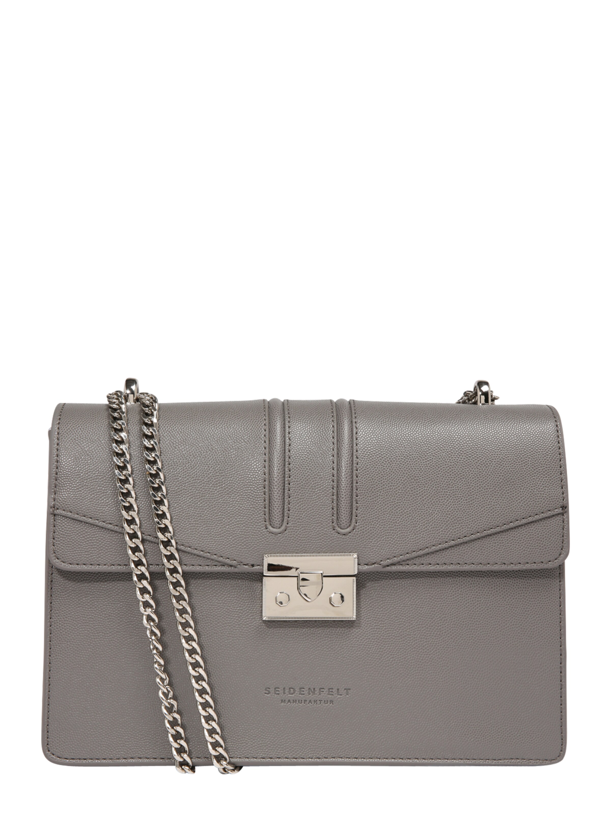 Seidenfelt Manufaktur - Schoudertas 'ROROS Big' in de kleur Grijs