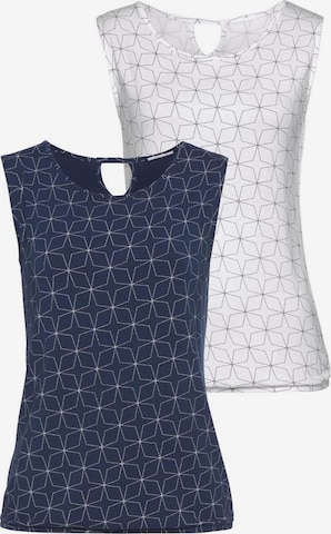 LASCANA Top in Blauw: voorkant