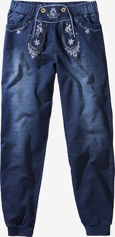 STOCKERPOINT Traditional Pants 'Shelly' in Blue: front