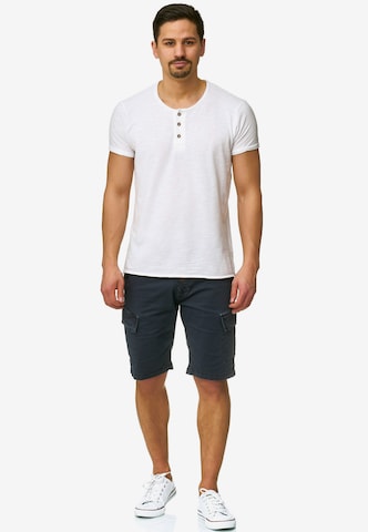 INDICODE JEANS Regular Shorts 'Hedworth' in Blau