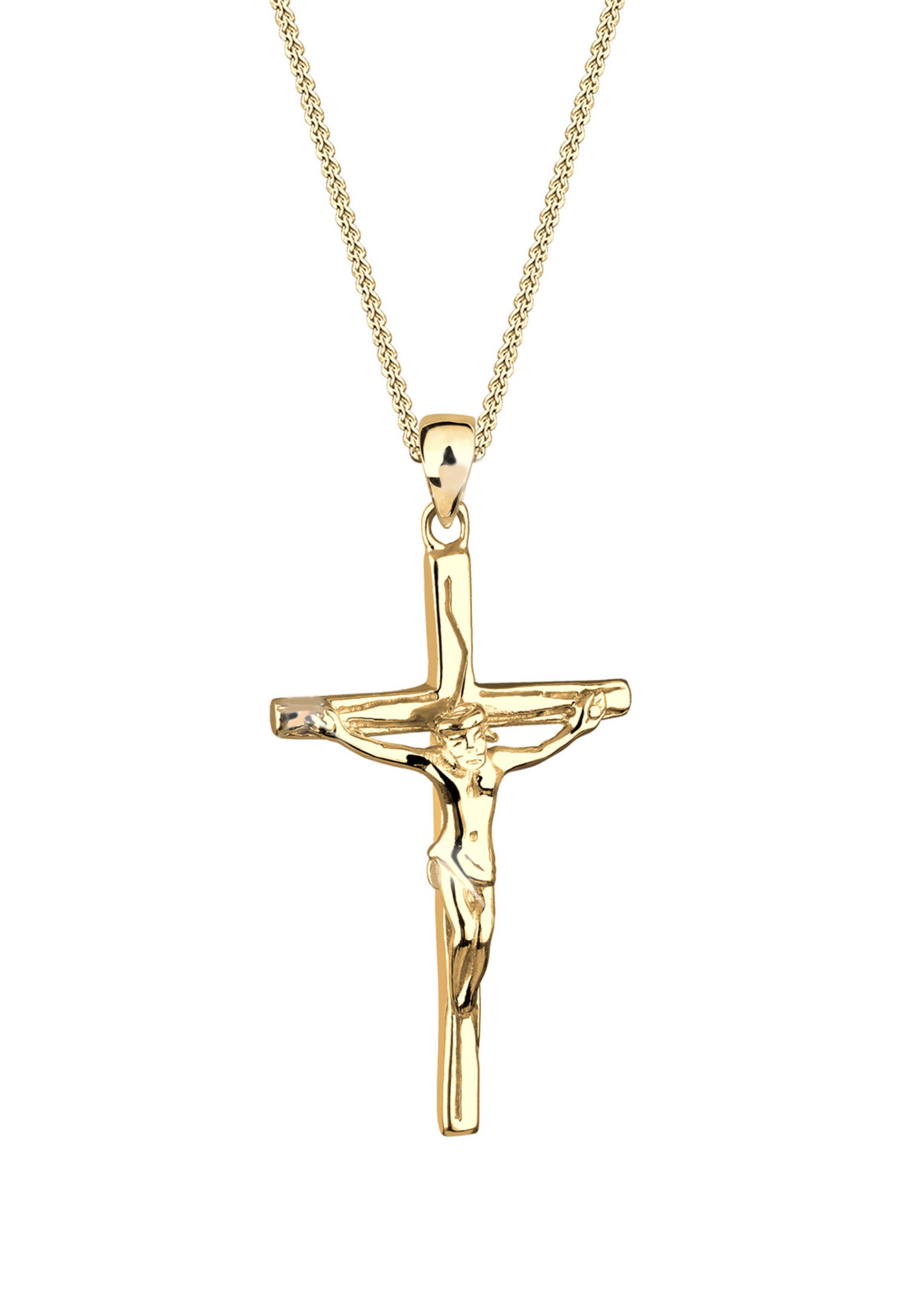 Chaîne 'Kreuz' ELLI en or : devant