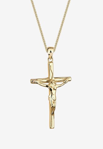 ELLI Kette 'Kreuz' in Gold: predná strana