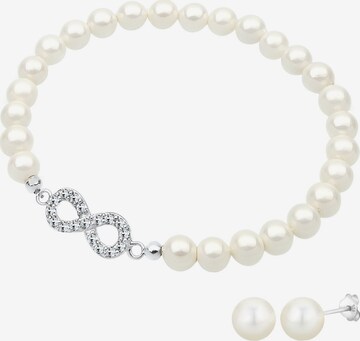 ELLI Sieraden set 'Infinity' in Wit