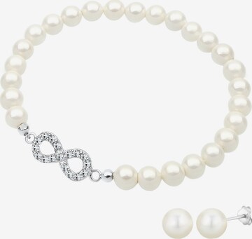 ELLI Jewelry Set 'Infinity' in White