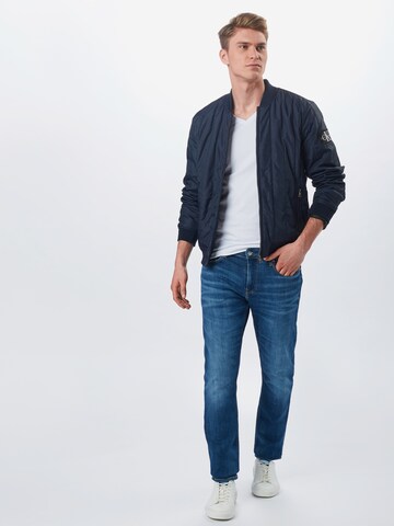 mėlyna Calvin Klein Jeans Prigludęs Džinsai 'CKJ 026 SLIM'