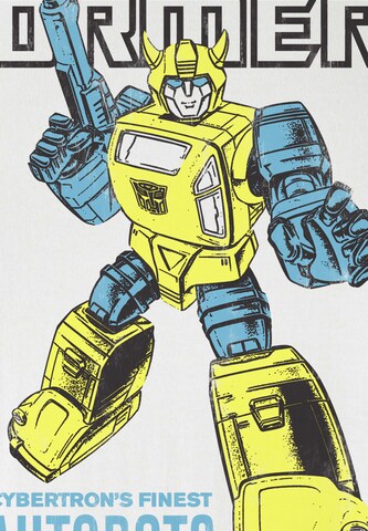 LOGOSHIRT T-Shirt "Transformers" in Weiß