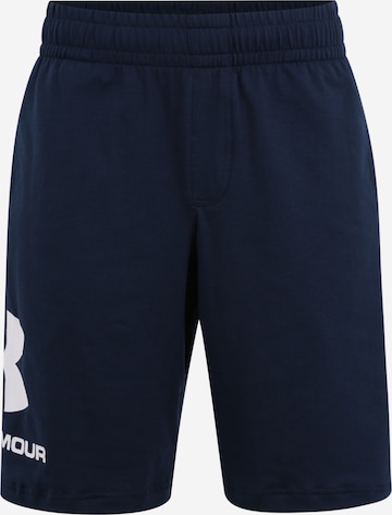 UNDER ARMOUR Sportovní kalhoty – modrá: přední strana