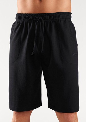 KangaROOS Loose fit Pants in Black: front