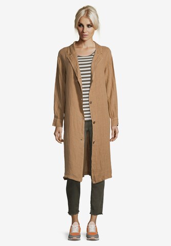 Cartoon Summer Coat in Beige: front