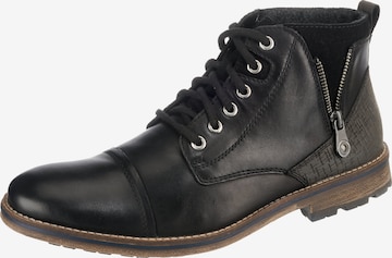 Bottines à lacets Rieker en noir : devant