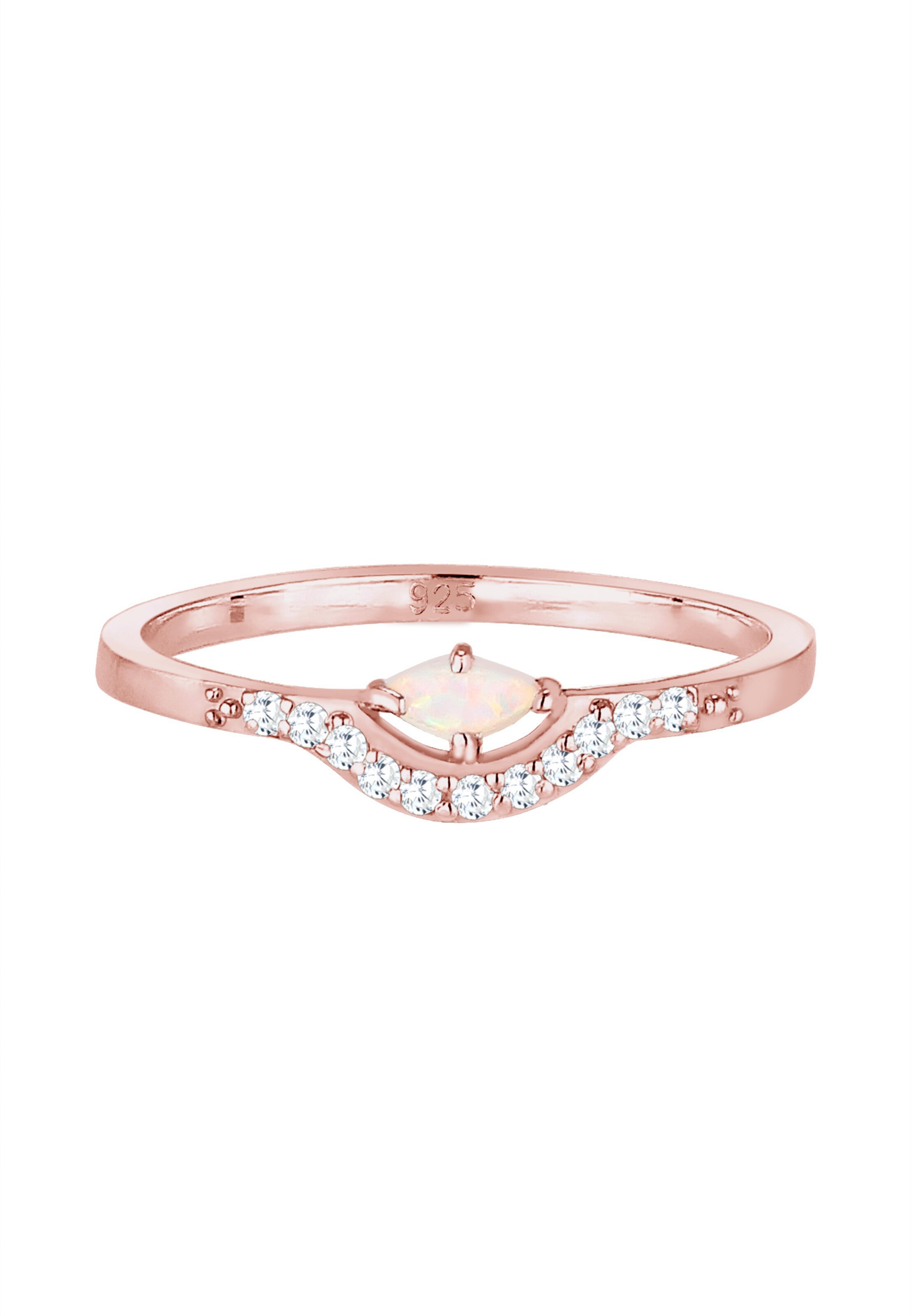 ELLI Ring 'Opal' in Gold