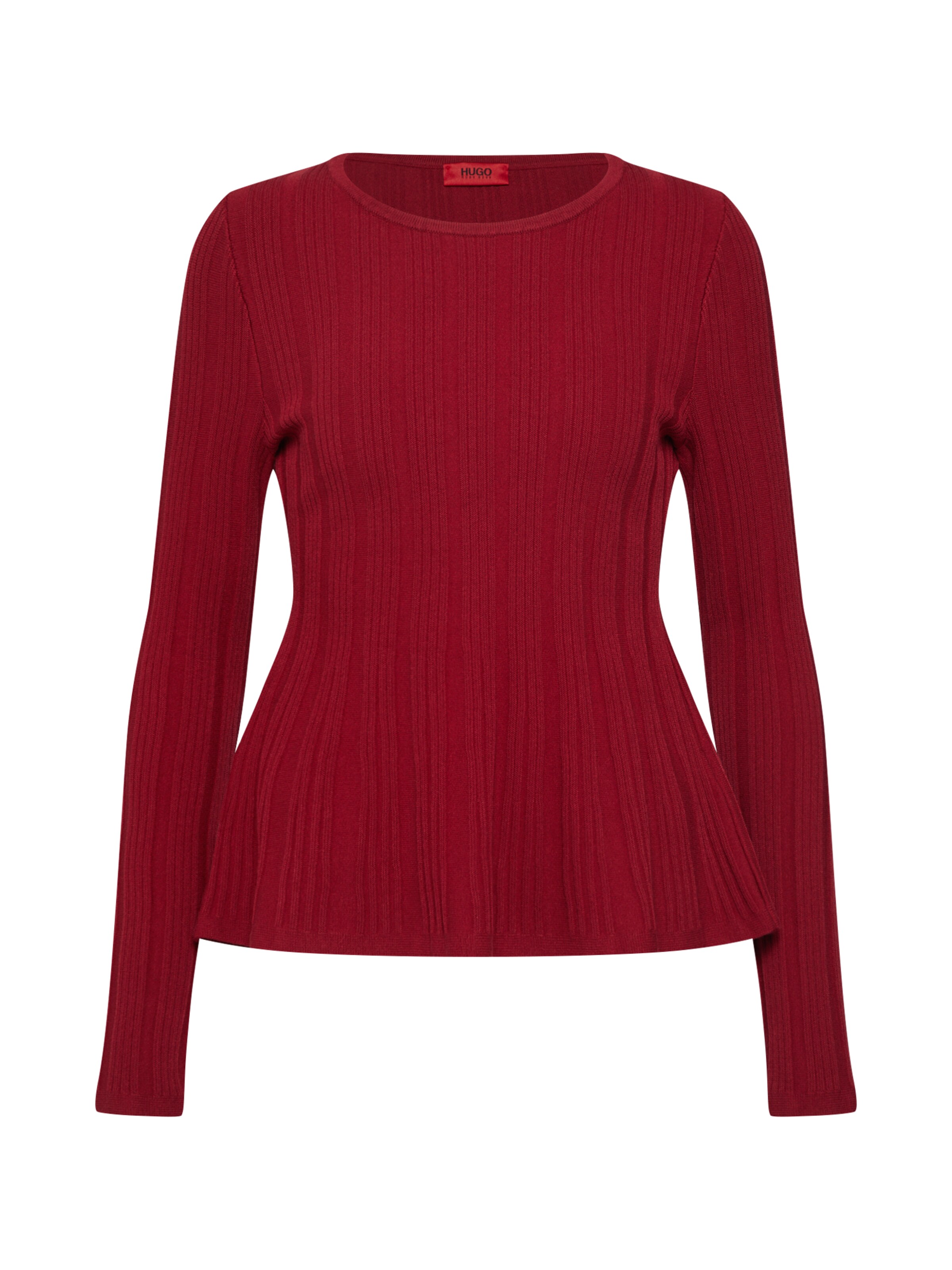 HUGO - Trui 'Sierita' in de kleur Wijnrood