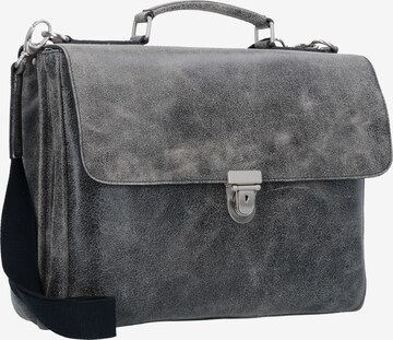 LEONHARD HEYDEN Document Bag 'Boston' in Grey