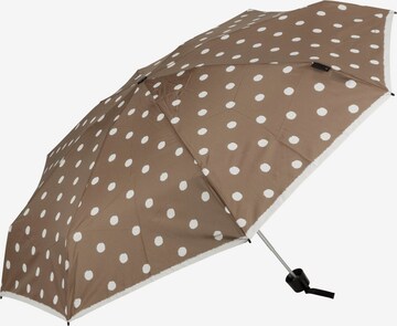 KNIRPS Umbrella 'T.010 Small Manual' in Brown: front