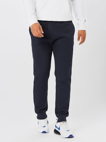 Effilé Pantalon Champion Authentic Athletic Apparel en bleu : devant