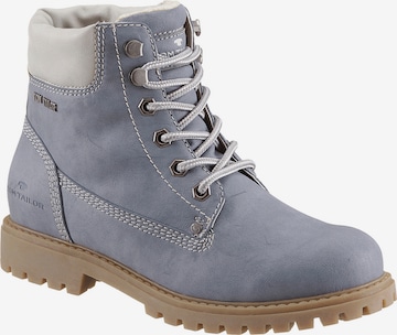 TOM TAILOR Schnürboots in Blau