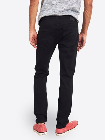 Coupe slim Jean HOLLISTER en noir : derrière