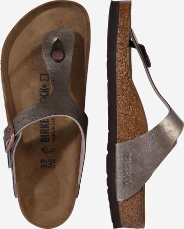 BIRKENSTOCK Žabky 'Gizeh' – bronzová