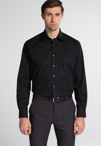 ETERNA Comfort Fit Hemd in Schwarz