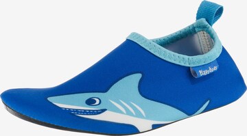 PLAYSHOES Beach & Pool Shoes 'Hai' in Blue: front